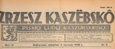 Zrzesz Kaszëbskô : pismo Ludu Kaszubskiego, 1946.01.03 nr 2