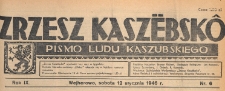 Zrzesz Kasz&euml;bsk&ocirc; : pismo Ludu Kaszubskiego, 1946.01.12 nr 6