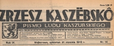 Zrzesz Kaszëbskô : pismo Ludu Kaszubskiego, 1946.01.31 nr 14