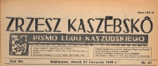 Zrzesz Kasz&euml;bsk&ocirc; : pismo Ludu Kaszubskiego, 1945.11.27 nr 24