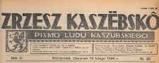 Zrzesz Kaszëbskô : pismo Ludu Kaszubskiego, 1946.02.14 nr 20