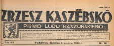 Zrzesz Kasz&euml;bsk&ocirc; : pismo Ludu Kaszubskiego, 1945.12.06 nr 28