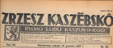 Zrzesz Kaszëbskô : pismo Ludu Kaszubskiego, 1945.12.15 nr 32