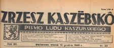 Zrzesz Kaszëbskô : pismo Ludu Kaszubskiego, 1945.12.18 nr 33