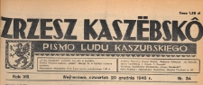 Zrzesz Kaszëbskô : pismo Ludu Kaszubskiego, 1945.12.20 nr 34