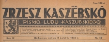 Zrzesz Kasz&euml;bsk&ocirc; : pismo Ludu Kaszubskiego, 1946.04.06 nr 42