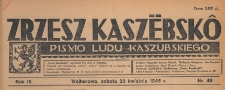Zrzesz Kaszëbskô : pismo Ludu Kaszubskiego, 1946.04.20 nr 48