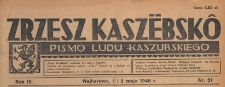 Zrzesz Kaszëbskô : pismo Ludu Kaszubskiego, 1946.05.01 i 02 nr 51