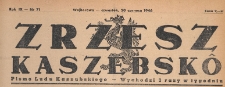 Zrzesz Kaszëbskô : pismo Ludu Kaszubskiego, 1946.06.20 nr 71