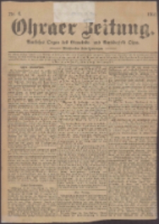 Ohraer Zeitung : amtliches Organ des Gemeinde- und Amtsbezirks Ohra.