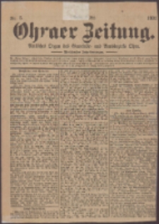 Ohraer Zeitung : amtliches Organ des Gemeinde- und Amtsbezirks Ohra.
