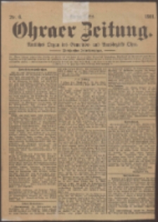 Ohraer Zeitung : amtliches Organ des Gemeinde- und Amtsbezirks Ohra.