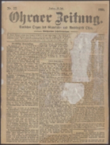 Ohraer Zeitung : amtliches Organ des Gemeinde- und Amtsbezirks Ohra.