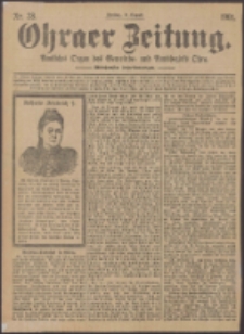 Ohraer Zeitung : amtliches Organ des Gemeinde- und Amtsbezirks Ohra.