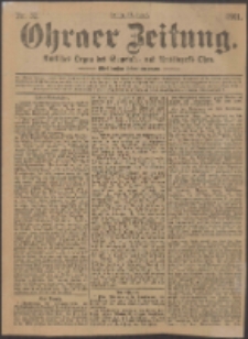 Ohraer Zeitung : amtliches Organ des Gemeinde- und Amtsbezirks Ohra.