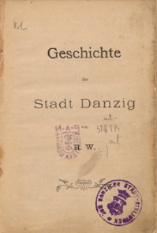 Geschichte der Stadt Danzig