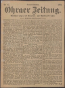 Ohraer Zeitung : amtliches Organ des Gemeinde- und Amtsbezirks Ohra.