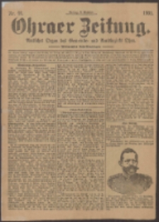 Ohraer Zeitung : amtliches Organ des Gemeinde- und Amtsbezirks Ohra.