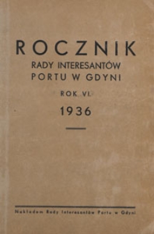 Rocznik Rady Interesantów Portu w Gdyni, 1936