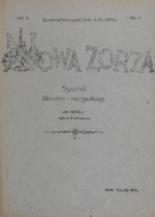 Nowa Zorza : tygodnik literacko-rozrywkowy, 1945.11.05 nr 2