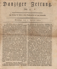 Danziger Zeitung, 1813.01.05 nr 3