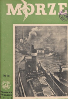 Morze : organ Ligi Morskiej, 1946.12 nr 12