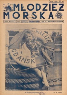 Młodzież Morska : miesięcznik Ligi Morskiej, 1948.08 nr 8