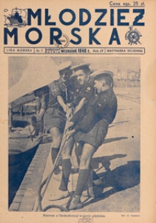 Młodzież Morska : miesięcznik Ligi Morskiej, 1948.09 nr 9