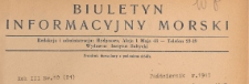 Biuletyn Informacyjny Morski, 1947.10 nr 10