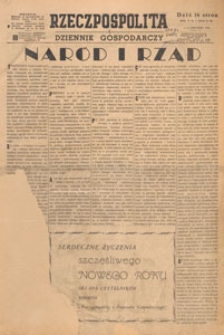 Rzeczpospolita i Dziennik Gospodarczy, 1948.01.08 nr 7