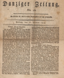 Danziger Zeitung, 1813.01.22 nr 12