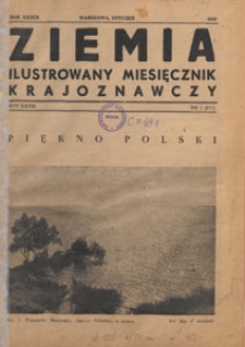 Ziemia : ilustrowany miesięcznik krajoznawczy, 1948.01 nr 1