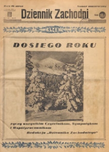 Dziennik Zachodni, 1948.01.01 nr 1