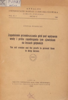 Roczniki Uniwersytetu Marii Curie-Skłodowskiej w Lublinie. Dział E, Nauki Rolnicze, 1949 nr 7