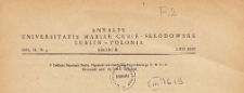 Roczniki Uniwersytetu Marii Curie-Skłodowskiej w Lublinie. Dział E, Nauki Rolnicze, 1947 nr 3
