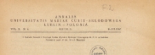 Roczniki Uniwersytetu Marii Curie-Skłodowskiej w Lublinie. Dział E, Nauki Rolnicze, 1947 nr 4