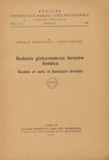 Roczniki Uniwersytetu Marii Curie-Skłodowskiej w Lublinie. Dział E, Nauki Rolnicze, 1947 nr 11