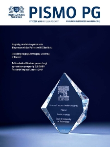 Pismo PG : Forum Społeczności Akademickiej, 2018, R. 25, Nr 1 (Styczeń)