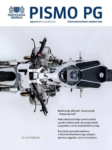 Pismo PG : Forum Społeczności Akademickiej, 2018, R. 25, Nr 5 (Maj)