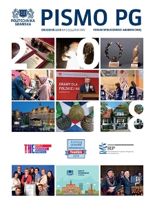 Pismo PG : Forum Społeczności Akademickiej, 2018, R. 25, Nr 9 (Grudzień)