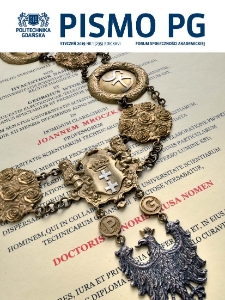 Pismo PG : Forum Społeczności Akademickiej, 2019, R. 26, Nr 1 (Styczeń)