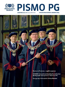 Pismo PG : Forum Społeczności Akademickiej, 2019, R. 26, Nr 8 (Listopad)
