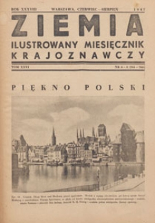 Ziemia : ilustrowany miesięcznik krajoznawczy, 1947.06-08 nr 6-8