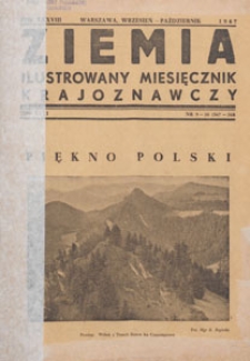 Ziemia : ilustrowany miesięcznik krajoznawczy, 1947.09-10 nr 9-10
