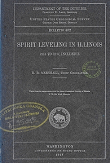 Bulletin 672. Spirit Leveling in Illinois 1914 to 1917, inclusive