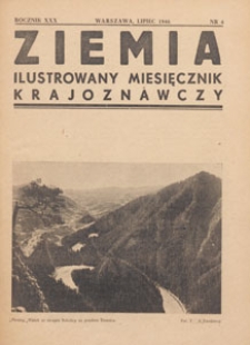 Ziemia : ilustrowany miesięcznik krajoznawczy, 1946.07 nr 4
