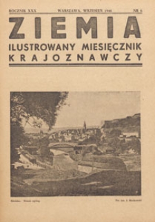 Ziemia : ilustrowany miesięcznik krajoznawczy, 1946.09 nr 6