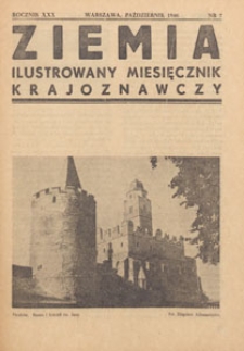 Ziemia : ilustrowany miesięcznik krajoznawczy, 1946.10 nr 7
