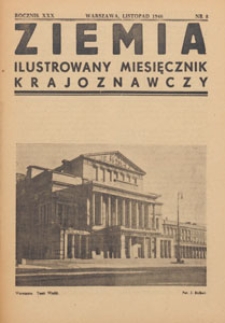 Ziemia : ilustrowany miesięcznik krajoznawczy, 1946.11 nr 8