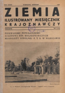 Ziemia : ilustrowany miesięcznik krajoznawczy, 1948.04 nr 4